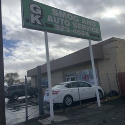 Getting my smog test Getting my smog test