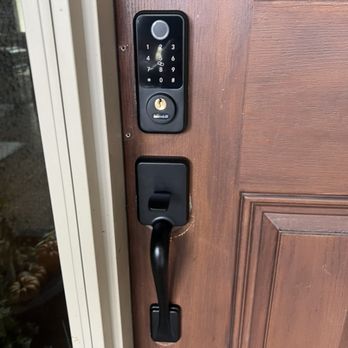 Olathe Lock & Key - Replaced a standard lock with a smart lock. - Keys & Locksmiths Near Me - Olathe, Kansas Olathe Lock & Key - Replaced a standard lock with a smart lock. - Keys & Locksmiths Near Me - Olathe, Kansas