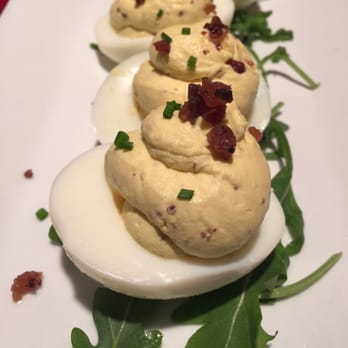 Salty Sow - Truffled deviled eggs - American Near Me - Austin, Texas Salty Sow - Truffled deviled eggs - American Near Me - Austin, Texas