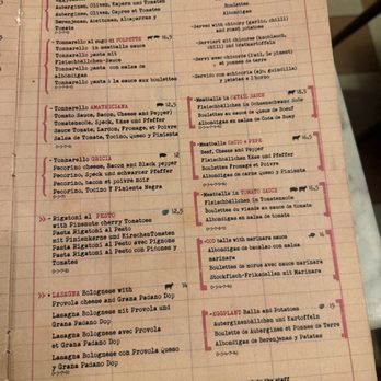 Tonnarello - Menu - Desserts Near Me - Rome, RM Tonnarello - Menu - Desserts Near Me - Rome, RM