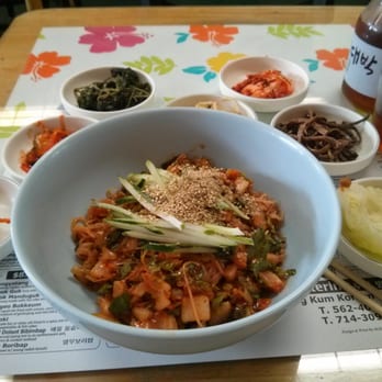 Jang Dok Dae - Bibimguksu ($7.99) - Cold noodles with assorted vegetables. Excellent!!! - Korean Near Me - Cerritos, California