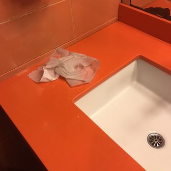 Dave & Buster's Denver - Wet paper towels on counter - American Near Me - Denver, Colorado Dave & Buster's Denver - Wet paper towels on counter - American Near Me - Denver, Colorado