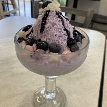 Azure - Blueberry Taro Bingsu - Desserts Near Me - Austin, Texas