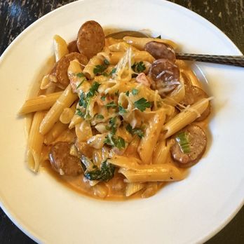 Girardi's Osteria - Penne Aurora with Spicy Sausage - Italian Near Me - Edmonds, Washington