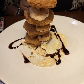 Hamilton’s on Ogletree Road - Fried Green Tomatoes with Grilled Shrimp - American Near Me - Auburn, Alabama Hamilton’s on Ogletree Road - Fried Green Tomatoes with Grilled Shrimp - American Near Me - Auburn, Alabama
