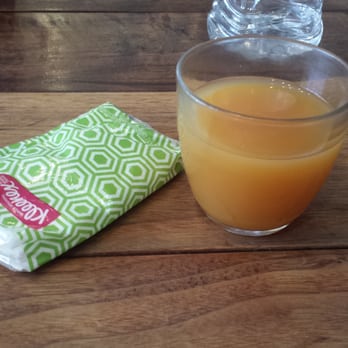 Farm : Table - House juice. Apple, grapefruit and orange juice blended for 3.75. Kleenex tissues for scale. - Coffee & Tea Near Me - San Francisco, California Farm : Table - House juice. Apple, grapefruit and orange juice blended for 3.75. Kleenex tissues for scale. - Coffee & Tea Near Me - San Francisco, California