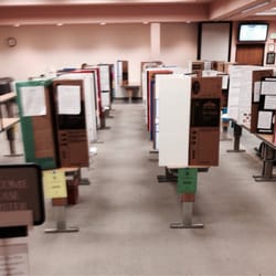 Elk Grove Unified School District - A room full of science fair projects.