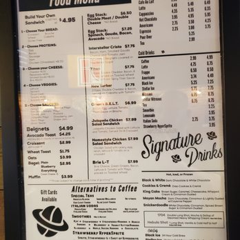 Stellar Beans - food menu - Coffee & Tea Near Me - Lake Charles, Louisiana Stellar Beans - food menu - Coffee & Tea Near Me - Lake Charles, Louisiana