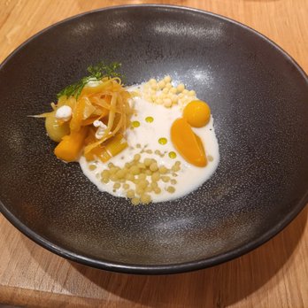 Belcanto - Multi-textured carrots with beans and exploding olives - Portuguese Near Me - Lisbon, 11