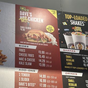 Dave's Hot Chicken - Menu - Chicken Shop Near Me - Monrovia, California