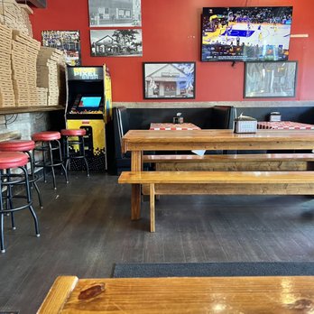 Greek's Pizzeria - Dining room - Pizza Near Me - Carmel, Indiana Greek's Pizzeria - Dining room - Pizza Near Me - Carmel, Indiana