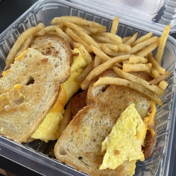 Stacks Pancake House - Breakfast Melt Sandwich with fries - Breakfast & Brunch Near Me - Irvine, California Stacks Pancake House - Breakfast Melt Sandwich with fries - Breakfast & Brunch Near Me - Irvine, California
