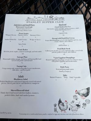 Menu photo 5 Stanley Supper Club Stanley, ID