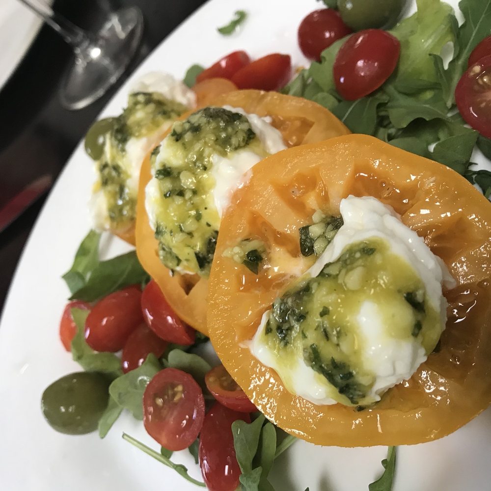 Locanda Ravello - Caprese salad had great burrata cheese but had a chill from the fridge. - Italian Near Me - Danville, California Locanda Ravello - Caprese salad had great burrata cheese but had a chill from the fridge. - Italian Near Me - Danville, California