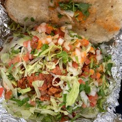 J Zapata - Packed with lettuce, onion, cilantro and tomato.