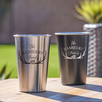 Everything Etched - Engraved Stainless Steel Pint Glasses - Engraving Near Me - Scottsdale, Arizona Everything Etched - Engraved Stainless Steel Pint Glasses - Engraving Near Me - Scottsdale, Arizona
