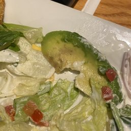 House salad with avocado added