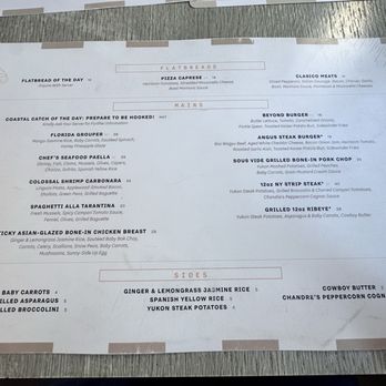 The Landing RoofTop - Menu - Comfort Food Near Me - Melbourne, Florida