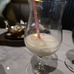 Pina colada was tasty