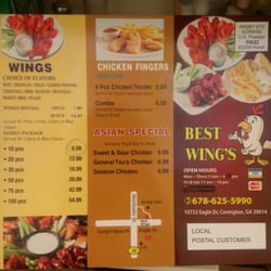 Best Wings - Current menu, new menu with slightly higher prices,  and added menu items out soon.