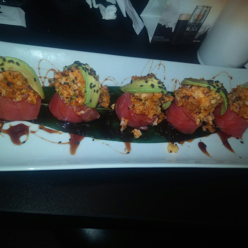 DRAGON SUSHI - Indio prices - I forgot the name but it starts with red and its on one of the pictures on the menu this my personal picture. - Sushi Bars Near Me - Indio, California