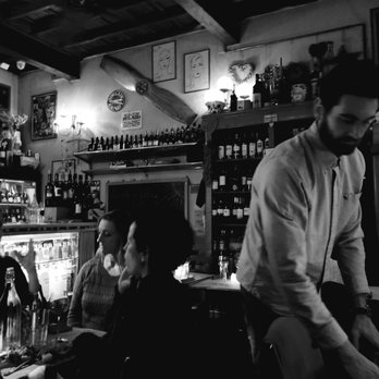 Mimì e Cocò - Ambiance was so cool, it needed a B/W shot to show it off! - Italian Near Me - Rome, RM Mimì e Cocò - Ambiance was so cool, it needed a B/W shot to show it off! - Italian Near Me - Rome, RM