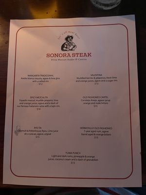 Menu photo 7 Sonora Steak Maple Valley, WA Menu photo 7 Sonora Steak Maple Valley, WA