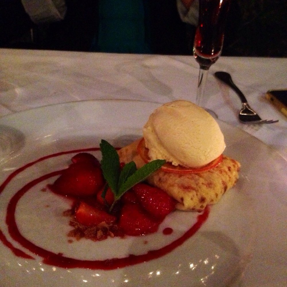 Bistro 45 - Cheesecake Crepe. - New American Near Me - Pasadena, California Bistro 45 - Cheesecake Crepe. - New American Near Me - Pasadena, California
