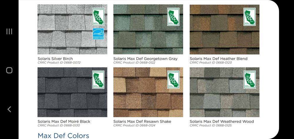 Slide of Three Clovers Roofing