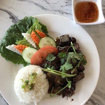 Bo Tea Cafe - Shaken beef rice - Bubble Tea Near Me - Slidell, Louisiana
