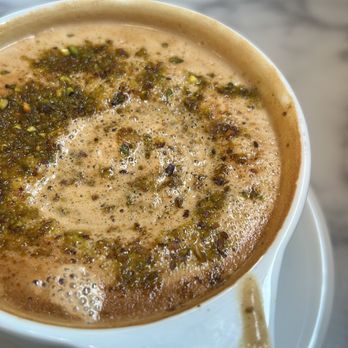 Cafe 44 - Pistachio latte - Cafes Near Me - Morton Grove, Illinois