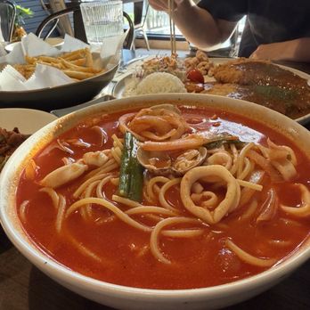 Joah Kitchen - spicy haejang seafood pasta - Korean Near Me - Flushing, New York