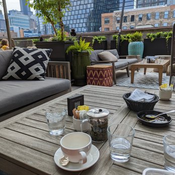 Aba - Patio table (a lower lounge style table with couch type seating) - Mediterranean Near Me - Chicago, Illinois