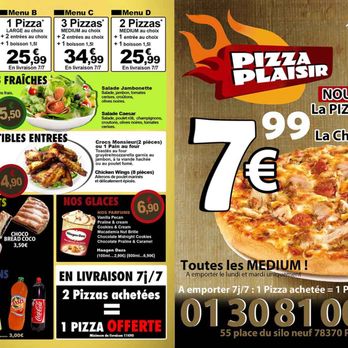 Pizza Plaisir - Notre menu - Pizza Near Me - Plaisir, 78 Pizza Plaisir - Notre menu - Pizza Near Me - Plaisir, 78