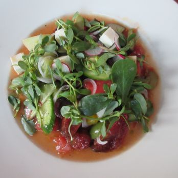 Town Hall - Heirloom tomato salad - New American Near Me - San Francisco, California