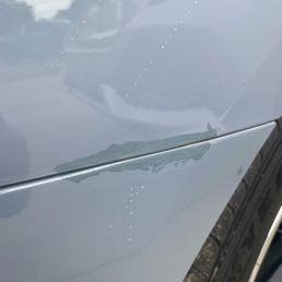 I think they matched the paint what do you think? Cant even see where they "fixed" it.