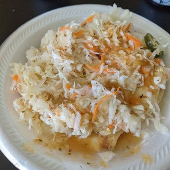 Honduras Food - a plate of sauerkraut and carrots - Honduran Near Me - Austin, Texas Honduras Food - a plate of sauerkraut and carrots - Honduran Near Me - Austin, Texas