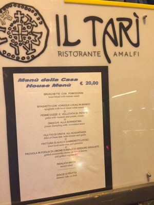 Menu photo 2 Il Tari' Art Restaurant Amalfi, SA