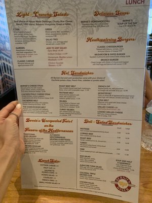 Menu photo 5 Bernie's City Diner Naples, FL