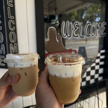 Oak House - Biscoff latte and horchata latte! Both so good, but horchata definitely takes the cake! Definitely coming back when I'm in the area! - Coffee & Tea Near Me - Camino, California Oak House - Biscoff latte and horchata latte! Both so good, but horchata definitely takes the cake! Definitely coming back when I'm in the area! - Coffee & Tea Near Me - Camino, California