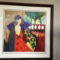 Whites Art, Framing & Restoration Gallery - This is the Tarkay picture we had framed and are very pleased with the outcome!