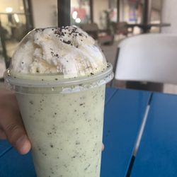 Where's  My Boba - Pistachio Oreo cookie frappe son did not like it.