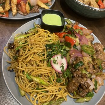 OMELI Kitchen - Shaken Beef Garlic Noodles - Vietnamese Near Me - Fullerton, California OMELI Kitchen - Shaken Beef Garlic Noodles - Vietnamese Near Me - Fullerton, California