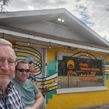 Jackie M's & Son - Outside, you are serenaded with classic soul and blues. - Cheesesteaks Near Me - Augusta, Georgia
