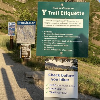 The Y - 05.24.20 check before you hike... trail etiquette - Hiking Near Me
