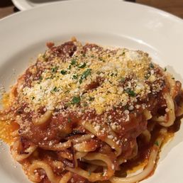 Bucatini with guanciale