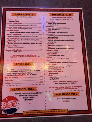 Menu photo 1 Mom's Diner Archbold, OH