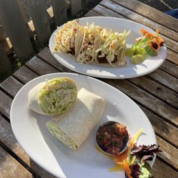 tacos and chicken caesar wrap tacos and chicken caesar wrap