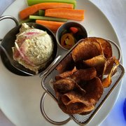 Photo of Blue Moon Fish - Lauderdale by the Sea, FL, United States. Mahi mahi fish dip