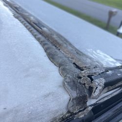 Como RV Sales Service Parts and Body Shop - Bad seal. Not sure how they could have missed this?